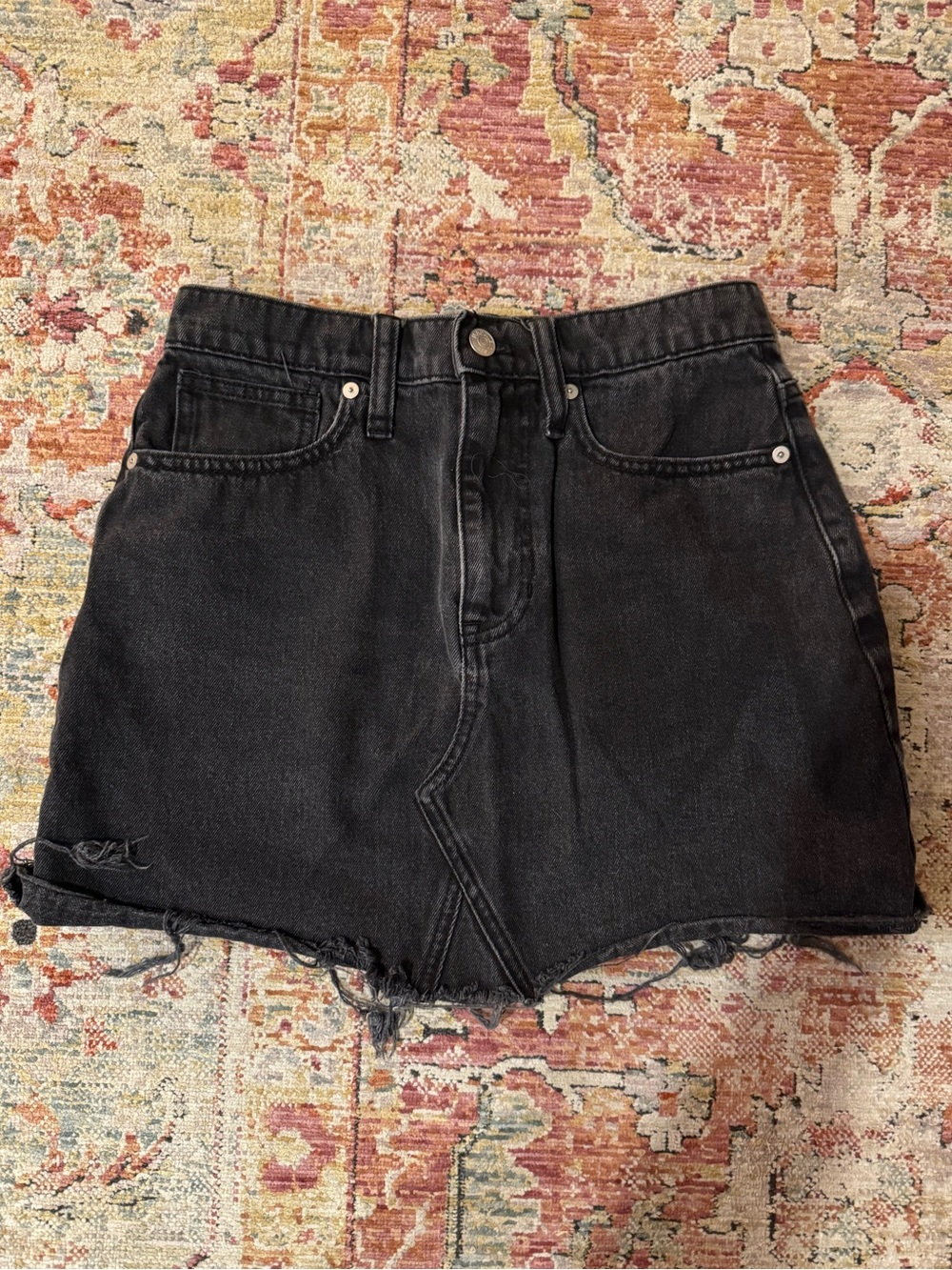 Madewell Cutoff Denim Skirt
